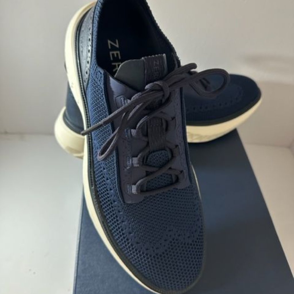 Cole Haan Men's Zergrand Work Blue Size 11.5 New In Box